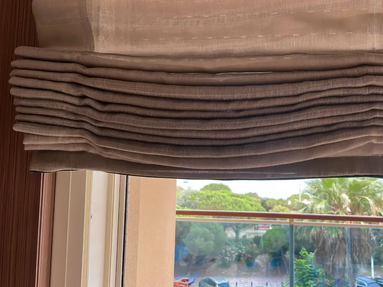 cortinas plegables detalles